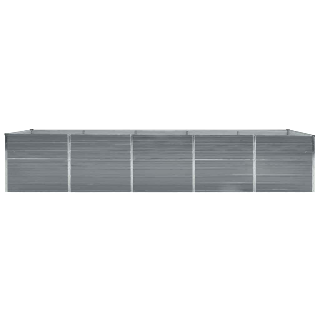 Galvanised Steel Raised Garden Bed 400x80cm | HomeAndLiving