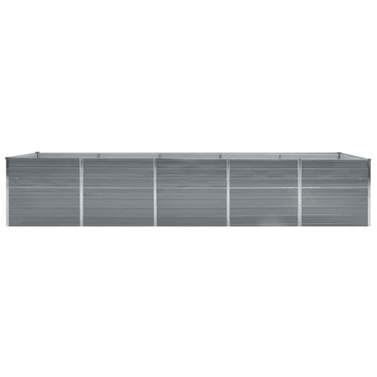 Galvanised Steel Raised Garden Bed 400x80cm | HomeAndLiving