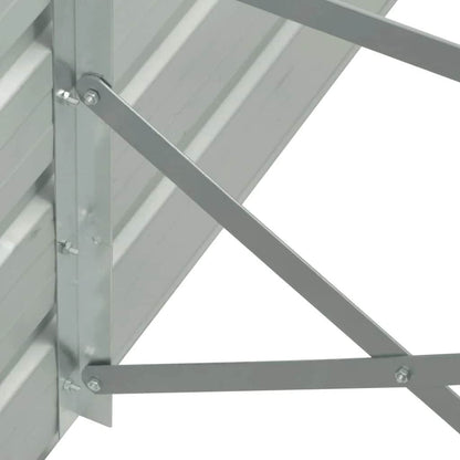 Galvanised Steel Raised Garden Bed 400x80cm | HomeAndLiving
