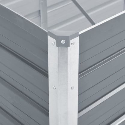 Galvanised Steel Raised Garden Bed 400x80cm | HomeAndLiving