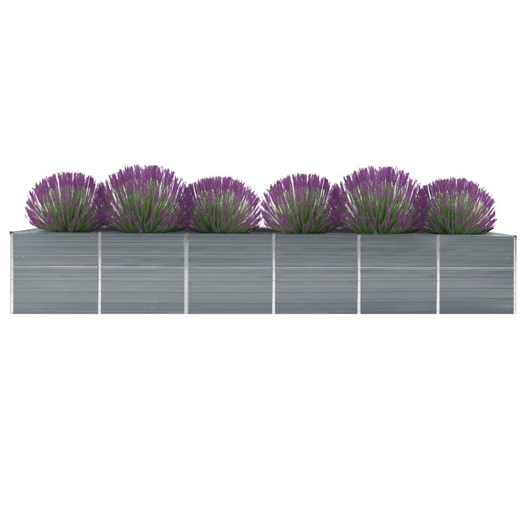 Galvanised Steel Raised Garden Bed 480cm | HomeAndLiving