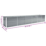 Galvanised Steel Raised Garden Bed 480cm | HomeAndLiving