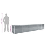 Galvanised Steel Raised Garden Bed 480cm | HomeAndLiving