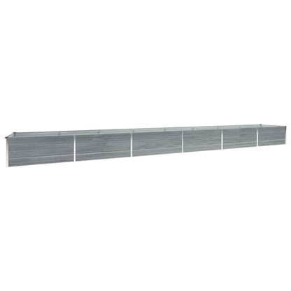 6m Galvanised Steel Raised Garden Bed 600x80cm | HomeAndLiving