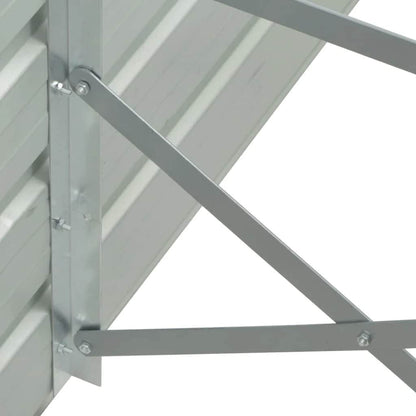 6m Galvanised Steel Raised Garden Bed 600x80cm | HomeAndLiving