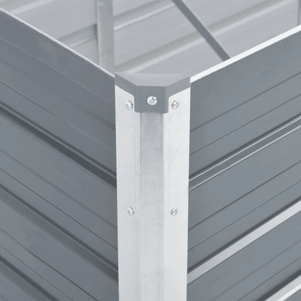 6m Galvanised Steel Raised Garden Bed 600x80cm | HomeAndLiving