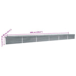 6m Galvanised Steel Raised Garden Bed 600x80cm | HomeAndLiving