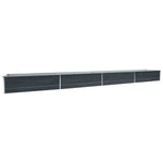 Galvanised Steel Raised Garden Bed 6m Anthracite | HomeAndLiving