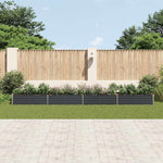 Galvanised Steel Raised Garden Bed 6m Anthracite | HomeAndLiving