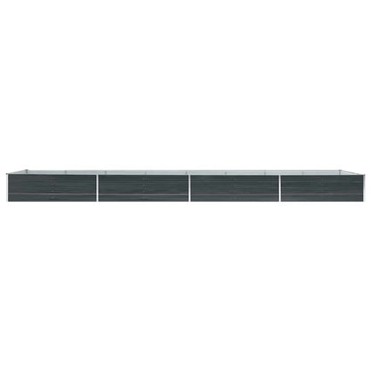 Galvanised Steel Raised Garden Bed 6m Anthracite | HomeAndLiving