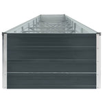 Galvanised Steel Raised Garden Bed 6m Anthracite | HomeAndLiving