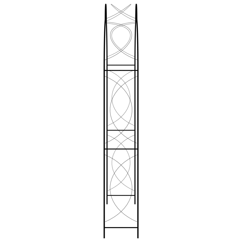 Garden Arch Black  Iron Decor