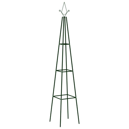 Garden Climbing Plant Racks 2 pcs Dark Green