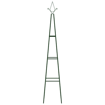 Garden Climbing Plant Racks 2 pcs Dark Green