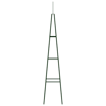 Garden Climbing Plant Racks 2 pcs Dark Green