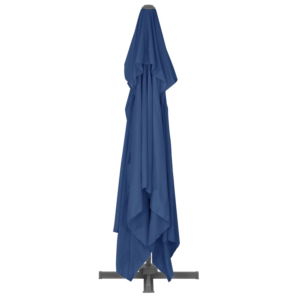 Cantilever Umbrella with Aluminium Pole 4x3 m Azure Blue