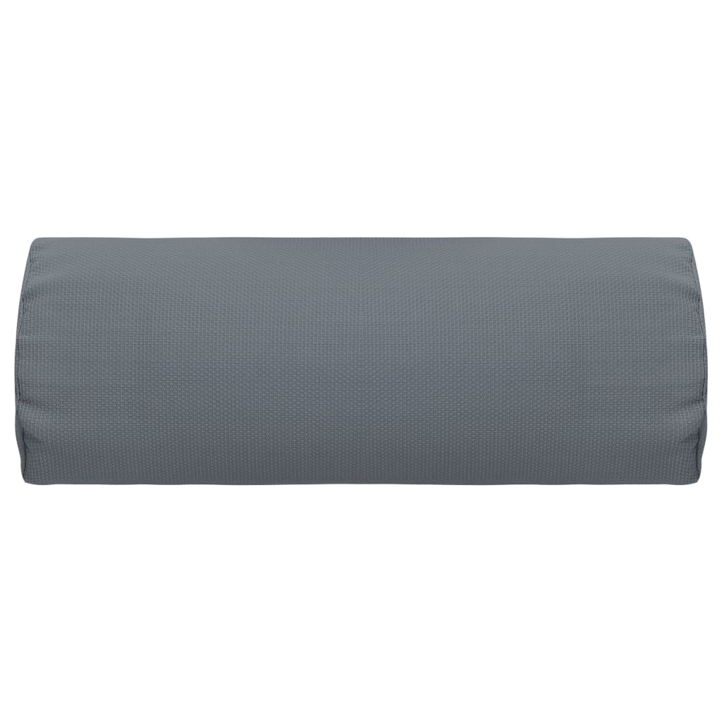 Deck Chair Headrest Grey 40x7.5x15 cm Textilene