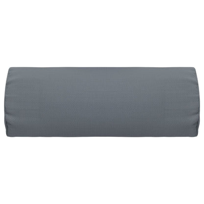 Deck Chair Headrest Grey 40x7.5x15 cm Textilene