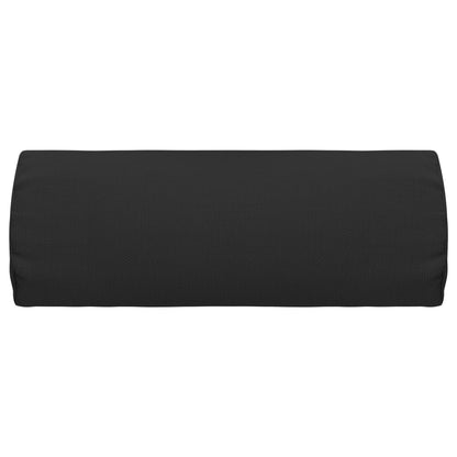 Deck Chair Headrest Black 40x7.5x15 cm Textilene