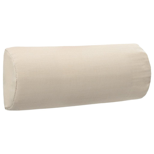  Deck Chair Headrest Cream 40x7.5x15 cm Textilene