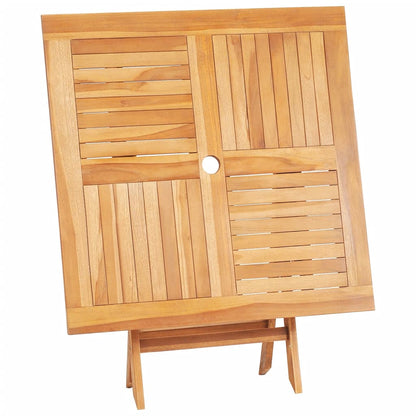 Folding Garden Table Solid T-eak Wood