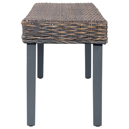 Bench 110 cm Grey Natural
