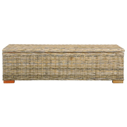 Storage Box Kubu Rattan and Solid Mango Wood
