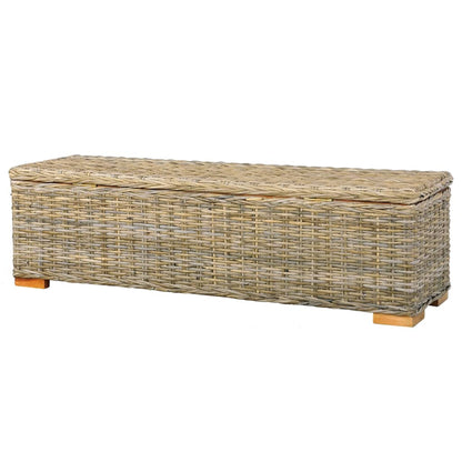 Storage Box Kubu Rattan and Solid Mango Wood