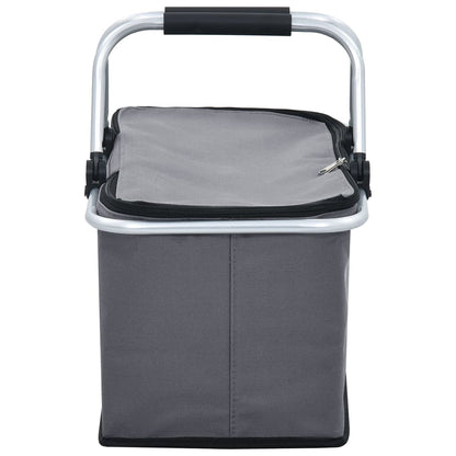 Foldable Cool Bag Grey Aluminium