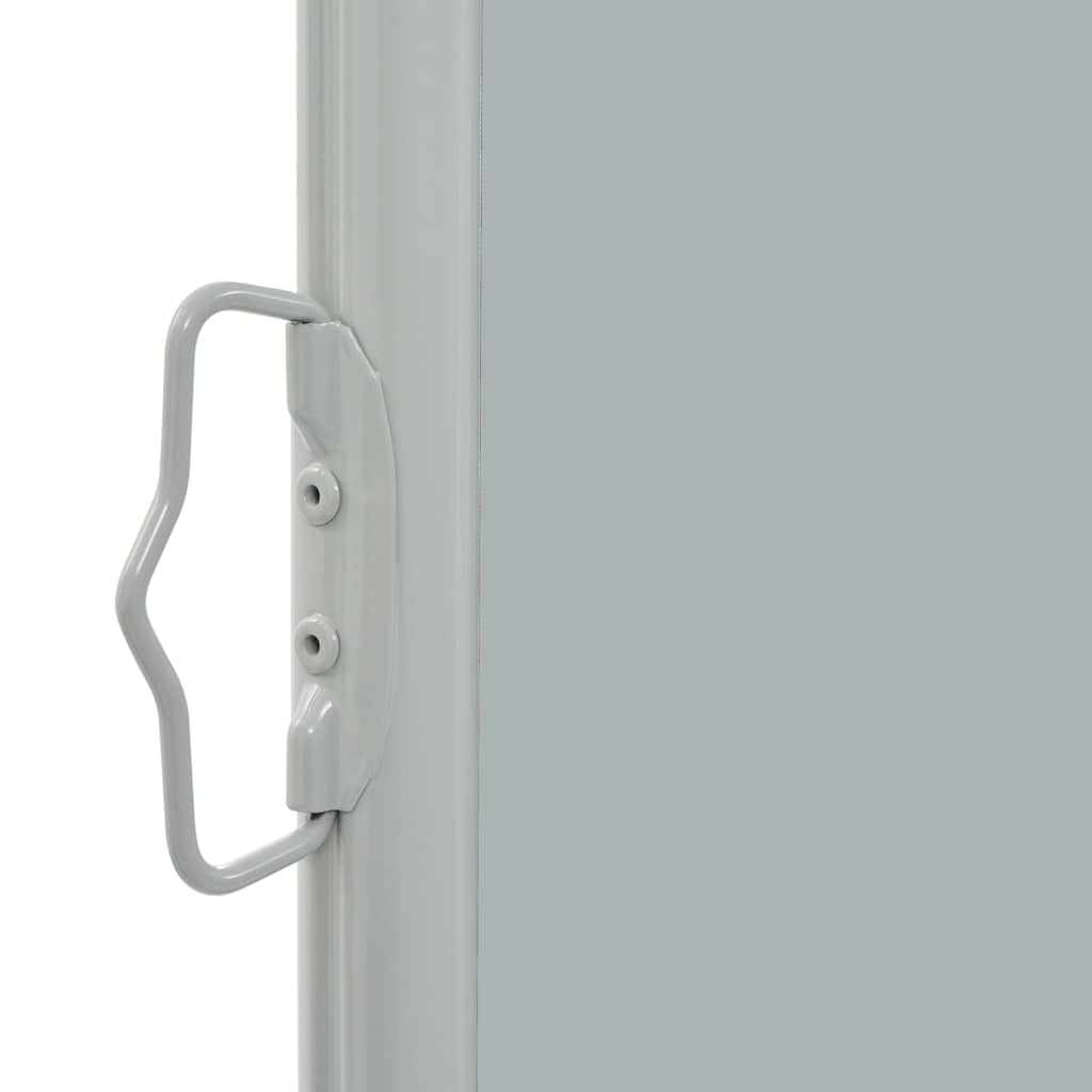 Patio Retractable Side  Awning Grey