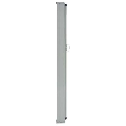 Patio Retractable Side  Awning Grey