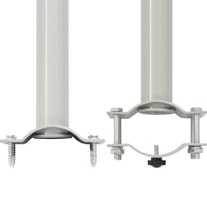 Patio Retractable Side  Awning Grey