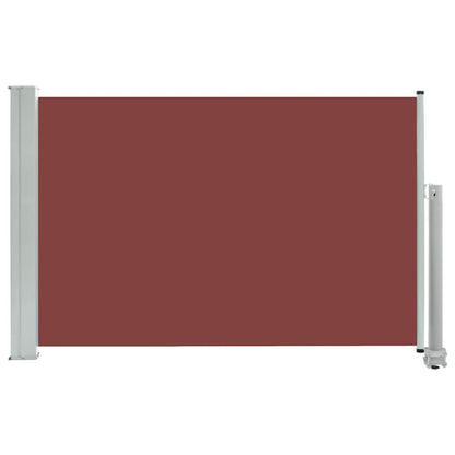 Patio Retractable Side Awning /Brown