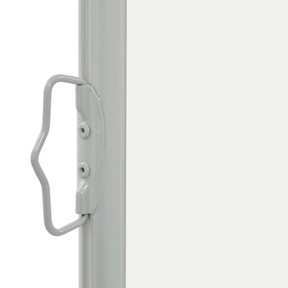 Patio Retractable Side Awning   Cream
