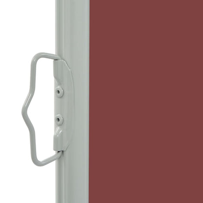 Patio Retractable Side Awning   Brown
