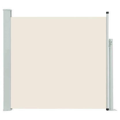 Patio Retractable Side Awning,  Cream