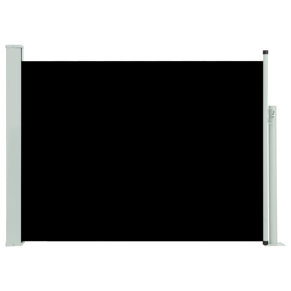 Patio Retractable Side Awning  / Black