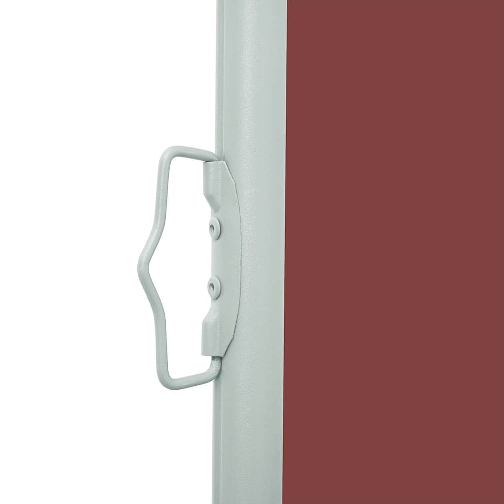 Patio Retractable Side Awning & Brown