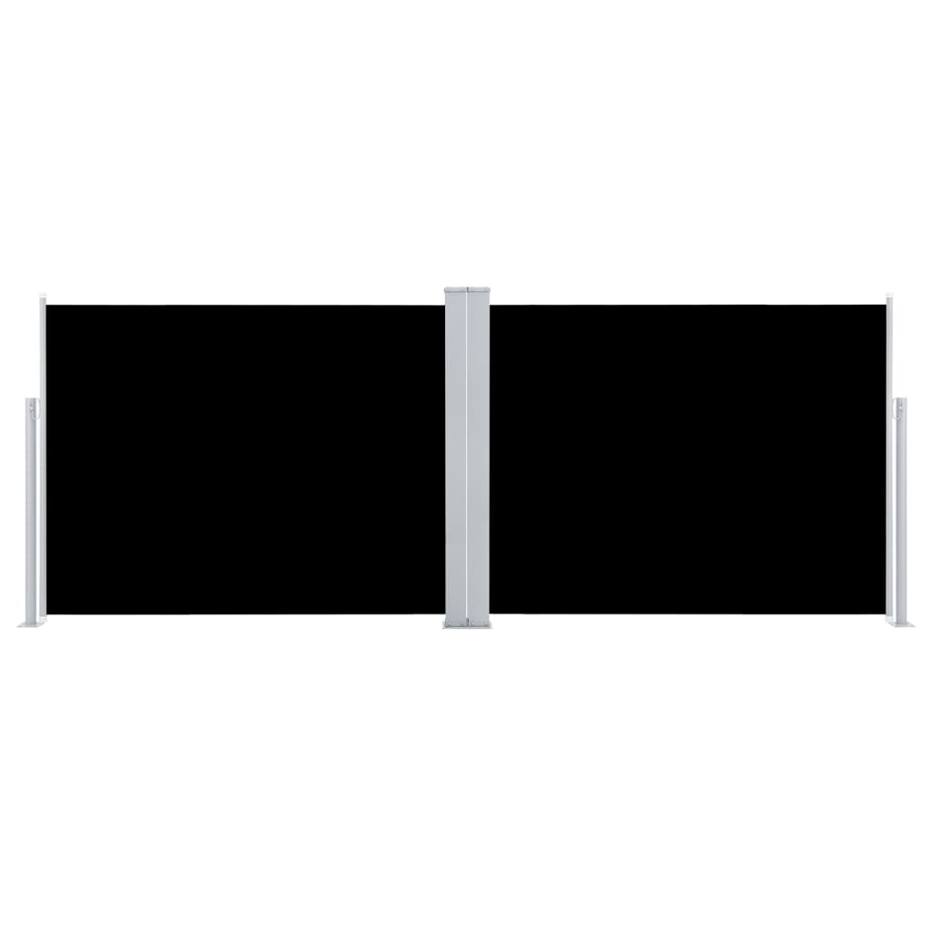 Retractable Side Awning Black