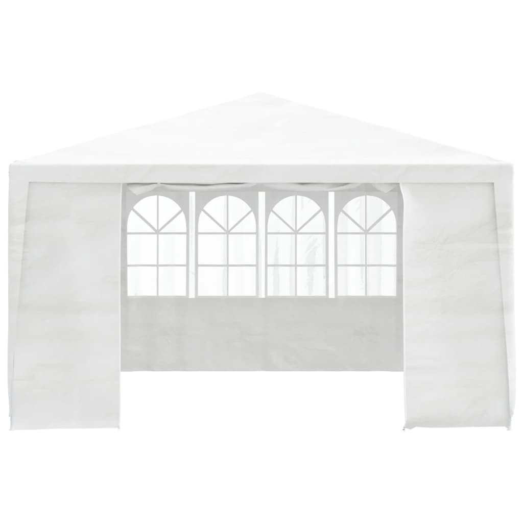 Professional Party Tent with Side Walls 4x4 m White 90 g/mÂ²