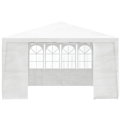 Professional Party Tent with Side Walls 4x4 m White 90 g/mÂ²
