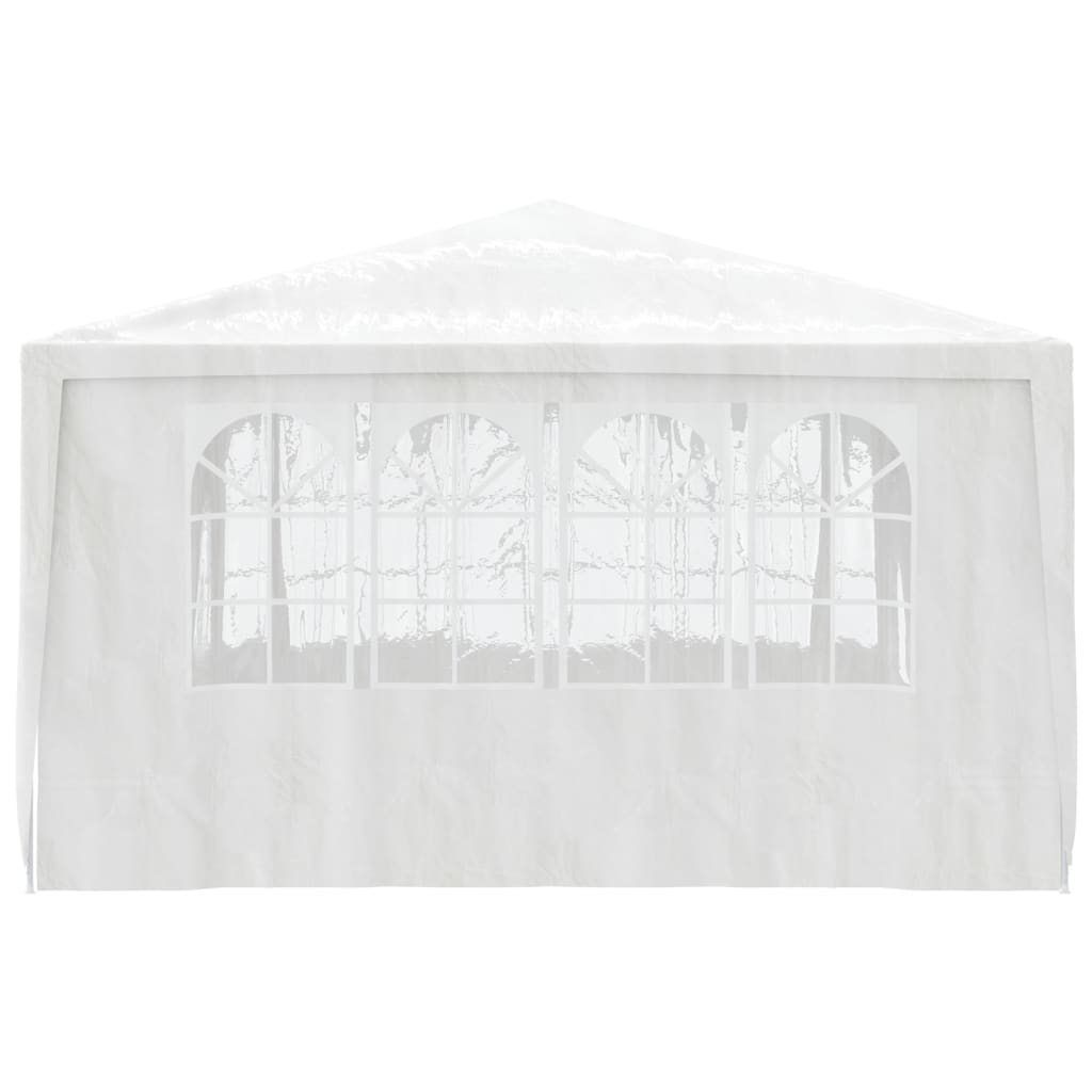 Professional Party Tent with Side Walls 4x4 m White 90 g/mÂ²