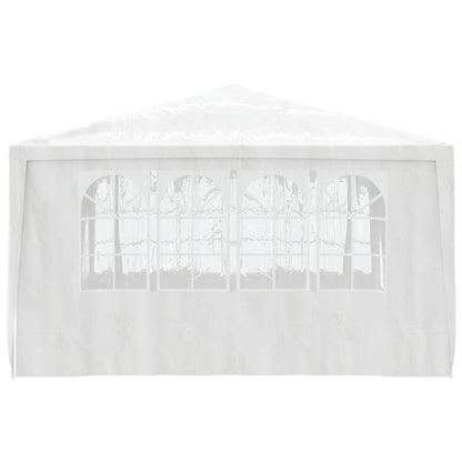 Professional Party Tent with Side Walls 4x4 m White 90 g/mÂ²