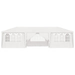 Professional Party Tent with Side Walls 4x9 m White 90 g/mÂ²