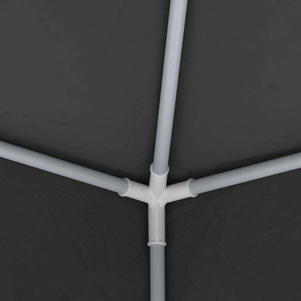 Professional Party Tent with Side Walls 4x4 m Anthracite 90 g/mÂ²