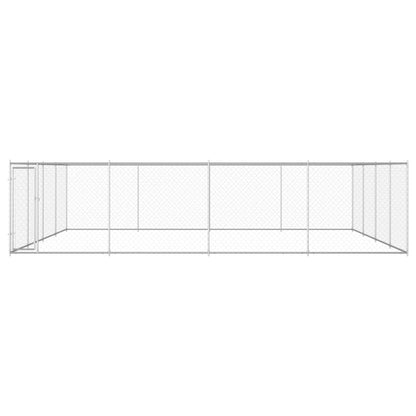 Outdoor Dog Kennel Galvanised Steel XL