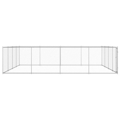 Outdoor Dog Kennel Galvanised Steel XL