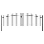 Double Door Fence Gate with Spear Top 'S
