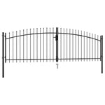 Double Door Fence Gate with Spear Top 'S