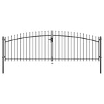 Double Door Fence Gate with Spear Top  M